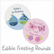 edible frosting rounds cupcake toppers